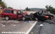 Durva baleset az autópályán